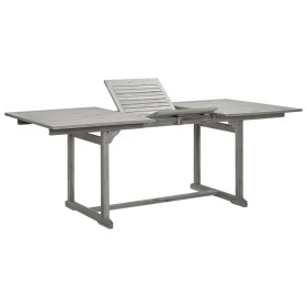 Garten-Esstisch aus massivem Akazienholz (150–200 x 100 x 75 cm). von vidaXL, Gartentische - Ref: Foro24-316571, Preis: 249,0...