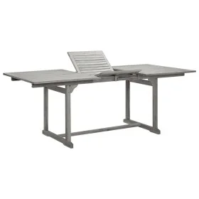 Garten-Esstisch aus massivem Akazienholz (150–200 x 100 x 75 cm). von vidaXL, Gartentische - Ref: Foro24-316571, Preis: 176,8...