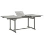 Solid acacia wood garden dining table (150-200)x100x75cm by vidaXL, Garden tables - Ref: Foro24-316571, Price: 249,05 €, Disc...