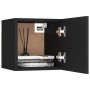 TV-Lounge-Möbel-Set 7-teilig schwarzer Holzwerkstoff von vidaXL, TV-Möbel - Ref: Foro24-3078766, Preis: 193,52 €, Rabatt: %