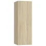 Muebles de pared de TV 7 pzas aglomerado color roble Sonoma de vidaXL, Muebles TV - Ref: Foro24-3079033, Precio: 213,07 €, De...