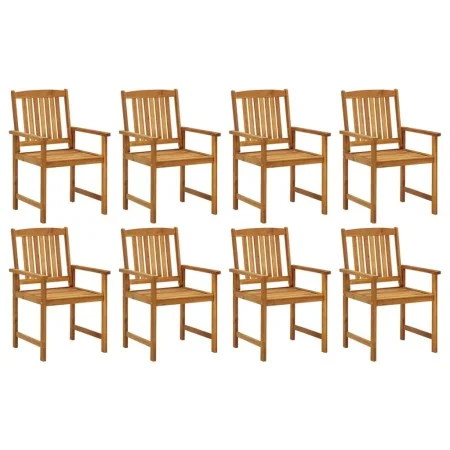 Gartenstühle 8 Stück massives Teakholz von vidaXL, Gartenstühle - Ref: Foro24-3078150, Preis: 569,26 €, Rabatt: %