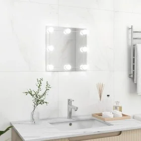Wandspiegel mit quadratischem Glas und LED-Leuchten von vidaXL, Spiegel - Ref: Foro24-3078635, Preis: 30,73 €, Rabatt: %