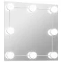 Wall mirror with square glass LED lights by vidaXL, Mirrors - Ref: Foro24-3078635, Price: 30,73 €, Discount: %