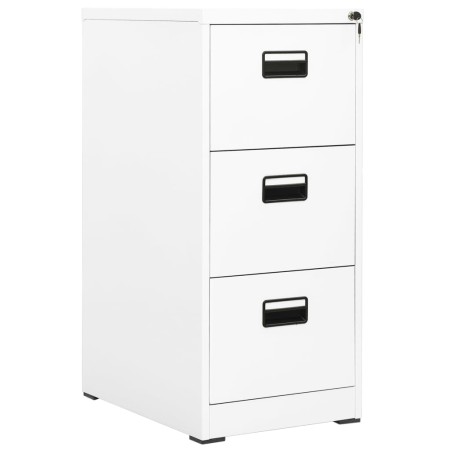 Weißer Stahlschrank 46x62x102,5 cm von vidaXL, Aktenschränke - Ref: Foro24-336274, Preis: 181,57 €, Rabatt: %