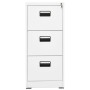 Weißer Stahlschrank 46x62x102,5 cm von vidaXL, Aktenschränke - Ref: Foro24-336274, Preis: 181,57 €, Rabatt: %