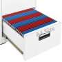 Weißer Stahlschrank 46x62x102,5 cm von vidaXL, Aktenschränke - Ref: Foro24-336274, Preis: 181,57 €, Rabatt: %