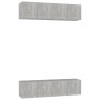 Wohnzimmer-TV-Möbelset, 4-teilig, Holzwerkstoff, Sonoma-Eiche von vidaXL, TV-Möbel - Ref: Foro24-3079059, Preis: 118,28 €, Ra...