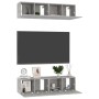 Wohnzimmer-TV-Möbelset, 4-teilig, Holzwerkstoff, Sonoma-Eiche von vidaXL, TV-Möbel - Ref: Foro24-3079059, Preis: 118,28 €, Ra...