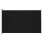 Toldo lateral retráctil para patio negro 220x300 cm
