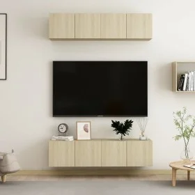 Wohnzimmermöbel-Set 4-teilig Sonoma-Eiche 60x30x30 cm von vidaXL, TV-Möbel - Ref: Foro24-3078954, Preis: 131,08 €, Rabatt: %