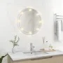 Round glass wall mirror with LED lights by vidaXL, Mirrors - Ref: Foro24-3078641, Price: 49,92 €, Discount: %