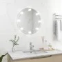 Round glass wall mirror with LED lights by vidaXL, Mirrors - Ref: Foro24-3078641, Price: 49,92 €, Discount: %