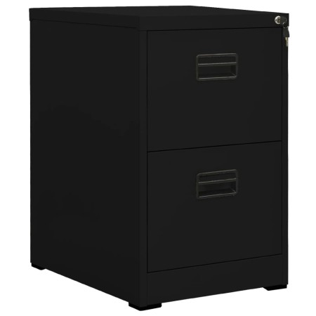 Armario archivador de acero negro 46x62x72,5 cm de vidaXL, Armarios archivadores - Ref: Foro24-336272, Precio: 133,18 €, Desc...