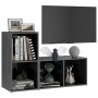 Wohnzimmermöbel 2 Stück glänzend graues Holzwerkstoff von vidaXL, TV-Möbel - Ref: Foro24-3079951, Preis: 67,91 €, Rabatt: %
