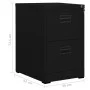 Black steel filing cabinet 46x62x72.5 cm by vidaXL, Filing cabinets - Ref: Foro24-336272, Price: 138,74 €, Discount: %