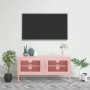 Rosafarbener TV-Schrank aus Stahl, 105 x 35 x 50 cm von vidaXL, TV-Möbel - Ref: Foro24-336238, Preis: 132,46 €, Rabatt: %