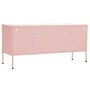 Rosafarbener TV-Schrank aus Stahl, 105 x 35 x 50 cm von vidaXL, TV-Möbel - Ref: Foro24-336238, Preis: 132,46 €, Rabatt: %