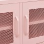 Rosafarbener TV-Schrank aus Stahl, 105 x 35 x 50 cm von vidaXL, TV-Möbel - Ref: Foro24-336238, Preis: 132,46 €, Rabatt: %
