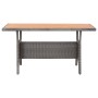 Mesa de jardín de madera maciza de acacia gris 120x70x66 cm de vidaXL, Mesas de jardín - Ref: Foro24-316586, Precio: 232,36 €...