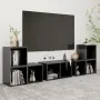Living room furniture 6 pieces glossy gray engineered wood by vidaXL, TV Furniture - Ref: Foro24-3080059, Price: 122,14 €, Di...