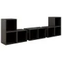 Wohnzimmermöbel 6-teilig, glänzend graues Holzwerkstoff von vidaXL, TV-Möbel - Ref: Foro24-3080059, Preis: 122,14 €, Rabatt: %