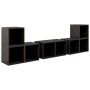 Wohnzimmermöbel 6-teilig, glänzend graues Holzwerkstoff von vidaXL, TV-Möbel - Ref: Foro24-3080059, Preis: 123,81 €, Rabatt: %