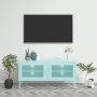 TV-Ständer aus mintgrünem Stahl 105x35x50 cm von vidaXL, TV-Möbel - Ref: Foro24-336239, Preis: 143,86 €, Rabatt: %