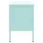 Mueble para TV de acero verde menta 105x35x50 cm de vidaXL, Muebles TV - Ref: Foro24-336239, Precio: 134,43 €, Descuento: %