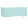 Mueble para TV de acero verde menta 105x35x50 cm de vidaXL, Muebles TV - Ref: Foro24-336239, Precio: 134,43 €, Descuento: %