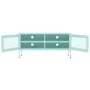 Mueble para TV de acero verde menta 105x35x50 cm de vidaXL, Muebles TV - Ref: Foro24-336239, Precio: 134,43 €, Descuento: %