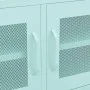 Mueble para TV de acero verde menta 105x35x50 cm de vidaXL, Muebles TV - Ref: Foro24-336239, Precio: 134,43 €, Descuento: %