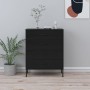 Armario de cajones de acero negro 80x35x101,5 cm de vidaXL, Cajoneras - Ref: Foro24-336205, Precio: 179,13 €, Descuento: %