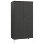 Armario de acero gris antracita 90x50x180 cm de vidaXL, Armarios roperos - Ref: Foro24-336249, Precio: 283,32 €, Descuento: %