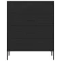 Black steel drawer cabinet 80x35x101.5 cm by vidaXL, Drawers - Ref: Foro24-336205, Price: 176,25 €, Discount: %