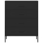 Schwarzer Stahl-Schubladenschrank 80x35x101,5 cm von vidaXL, Schubladen - Ref: Foro24-336205, Preis: 179,23 €, Rabatt: %