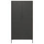 Armario de acero gris antracita 90x50x180 cm de vidaXL, Armarios roperos - Ref: Foro24-336249, Precio: 283,32 €, Descuento: %
