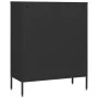 Black steel drawer cabinet 80x35x101.5 cm by vidaXL, Drawers - Ref: Foro24-336205, Price: 176,25 €, Discount: %