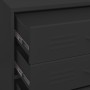 Schwarzer Stahl-Schubladenschrank 80x35x101,5 cm von vidaXL, Schubladen - Ref: Foro24-336205, Preis: 179,23 €, Rabatt: %