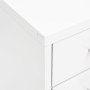 Mobiler Aktenschrank aus weißem Metall, 28 x 41 x 109 cm von vidaXL, Aktenschränke - Ref: Foro24-335920, Preis: 125,05 €, Rab...