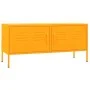 Senfgelber TV-Schrank aus Stahl, 105 x 35 x 50 cm von vidaXL, TV-Möbel - Ref: Foro24-336227, Preis: 163,69 €, Rabatt: %