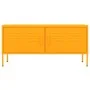 Mustard yellow steel TV cabinet 105x35x50 cm by vidaXL, TV Furniture - Ref: Foro24-336227, Price: 163,69 €, Discount: %