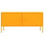 Senfgelber TV-Schrank aus Stahl, 105 x 35 x 50 cm von vidaXL, TV-Möbel - Ref: Foro24-336227, Preis: 156,78 €, Rabatt: %