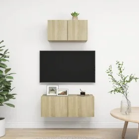 Sonoma Oak 2-Piece Living Room Furniture Set by vidaXL, TV Furniture - Ref: Foro24-3079015, Price: 74,15 €, Discount: %