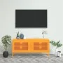Mustard yellow steel TV cabinet 105x35x50 cm by vidaXL, TV Furniture - Ref: Foro24-336236, Price: 131,48 €, Discount: %