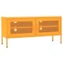 Mustard yellow steel TV cabinet 105x35x50 cm by vidaXL, TV Furniture - Ref: Foro24-336236, Price: 131,48 €, Discount: %