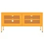 Mustard yellow steel TV cabinet 105x35x50 cm by vidaXL, TV Furniture - Ref: Foro24-336236, Price: 131,48 €, Discount: %