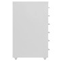 Grauer mobiler Aktenschrank aus Metall, 28 x 41 x 69 cm von vidaXL, Aktenschränke - Ref: Foro24-335917, Preis: 73,34 €, Rabat...
