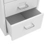 Grauer mobiler Aktenschrank aus Metall, 28 x 41 x 69 cm von vidaXL, Aktenschränke - Ref: Foro24-335917, Preis: 73,34 €, Rabat...