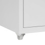 Grauer mobiler Aktenschrank aus Metall, 28 x 41 x 69 cm von vidaXL, Aktenschränke - Ref: Foro24-335917, Preis: 73,34 €, Rabat...